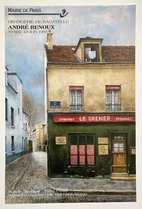 Andre Renoux, 1993, Orangerie de Bagatelle, Marie de Paris, Exhibition Poster - Picture 1 of 3