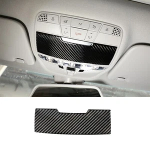 Front Reading Light Lamp Frame Trim For Mercedes-Benz GLC 2016-2021 Carbon Fiber - Picture 1 of 9