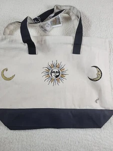 Borsa in tela fatta a mano bianca e nera vedi foto per misura bruciata a legna e... - Foto 1 di 10