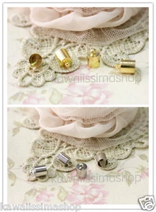 Campanella coprinodo coda copriperla chiusure colori a scelta creare bigiotteria - Picture 1 of 3