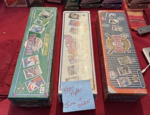 Lot (3) 1990 1991 1992 UPPER DECK BASEBALL Complete Factory Sets NEW/SEALED - Picture 1 of 19