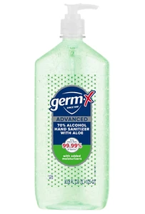 Germ-X Advanced Hand Sanitizer with Aloe and Vitamin E, Non-Drying Moisturizing - Picture 1 of 12
