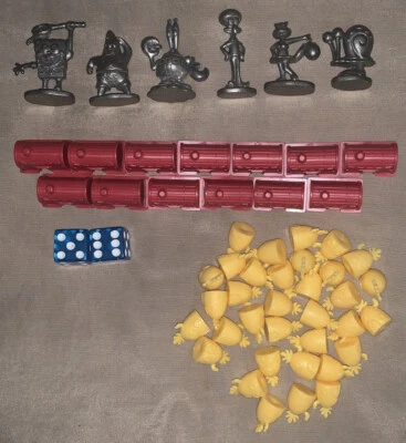 Bob Esponja Monopólio Peças de Jogo de Tabuleiro Fichas Abacaxi Caranguejo Dados - Imagem 1 de 4