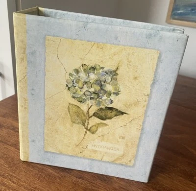 VTG Photo Album 100 Photos  4"x6" - 50 Pages - Floral Hydrangea - NOS - Image 1 of 4