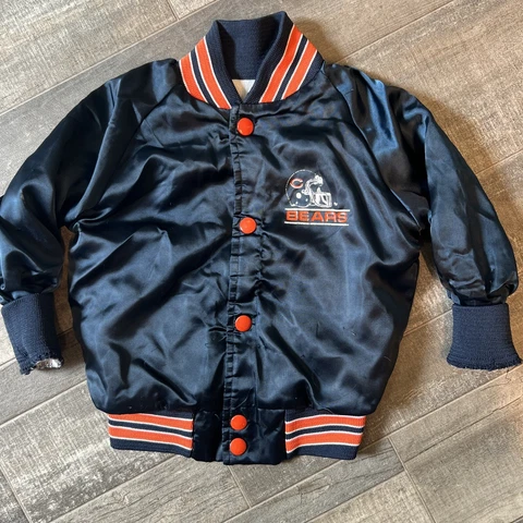 Infant Toddler Chalk Line Chicago Bears Coat VTG 90s Made in USA Size 3 Cover