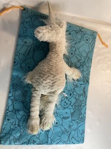 Jellycat Dainty Unicorn 20” Plush White Soft Toy Iridescent Dust Bag - Picture 1 of 5