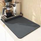 2pcs 40x30cm Drain Mat Rubber Base Non Slip Super Absorbent Table Decor Kitchen