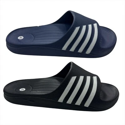 SLIPPERS CIABATTE UOMO GOMMA APERTA MARE PISCINA PALESTRA DOCCIA CASA Numeri 35 al 46