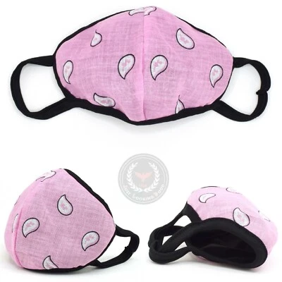 Бандана маска для лица чехол слезоточивая ткань нос рот моющаяся сделано в США ручная работа  - Изображение 1 из 2