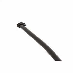 Vintage 64-1/2 in. Adjustable Curved Shower Rod in Oil Rubbed Bronze - Picture 1 of 3