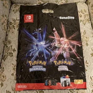 Pokemon Strahlender Diamant Leuchtende Perle Gamestop Einkaufstasche Promo 2021 Gebraucht - Bild 1 von 2