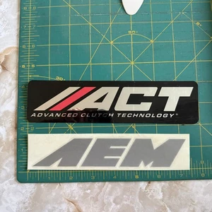 ACT Advanced Clutch Tech Racing calcomanía coche JDM NRG + pegatina AEM - Imagen 1 de 4