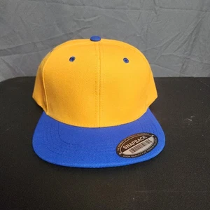 Baseballmütze Kappe Pablo Sanchez Hinterhof Druckknopflasche Halloween gelb blau neu - Bild 1 von 7