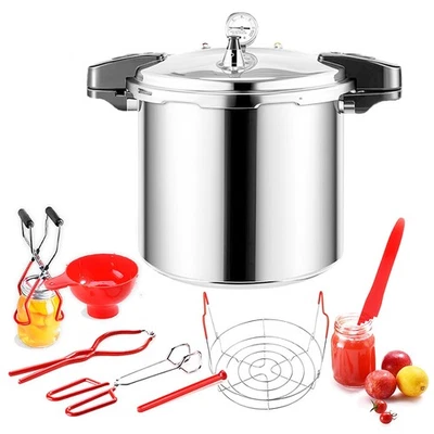 24 qt Pressure Canner with Gauge[14.5 PSI],with Canning Supplies 7 pc set,lar... - Image 1 of 4
