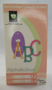 Alphalicious Cricut Font Cartridge by Provo Craft - Picture 1 of 7