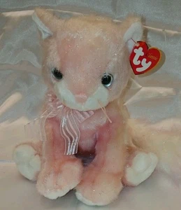 Peluche Ty Classic Glamor The Pink Sparkle Cat nuovo - Foto 1 di 5