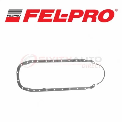 Fel-Pro Oil Pan Gasket Set for 1982-1991 GMC K3500 6.2L V8 - Engine Gaskets rq Foto 1 de 4