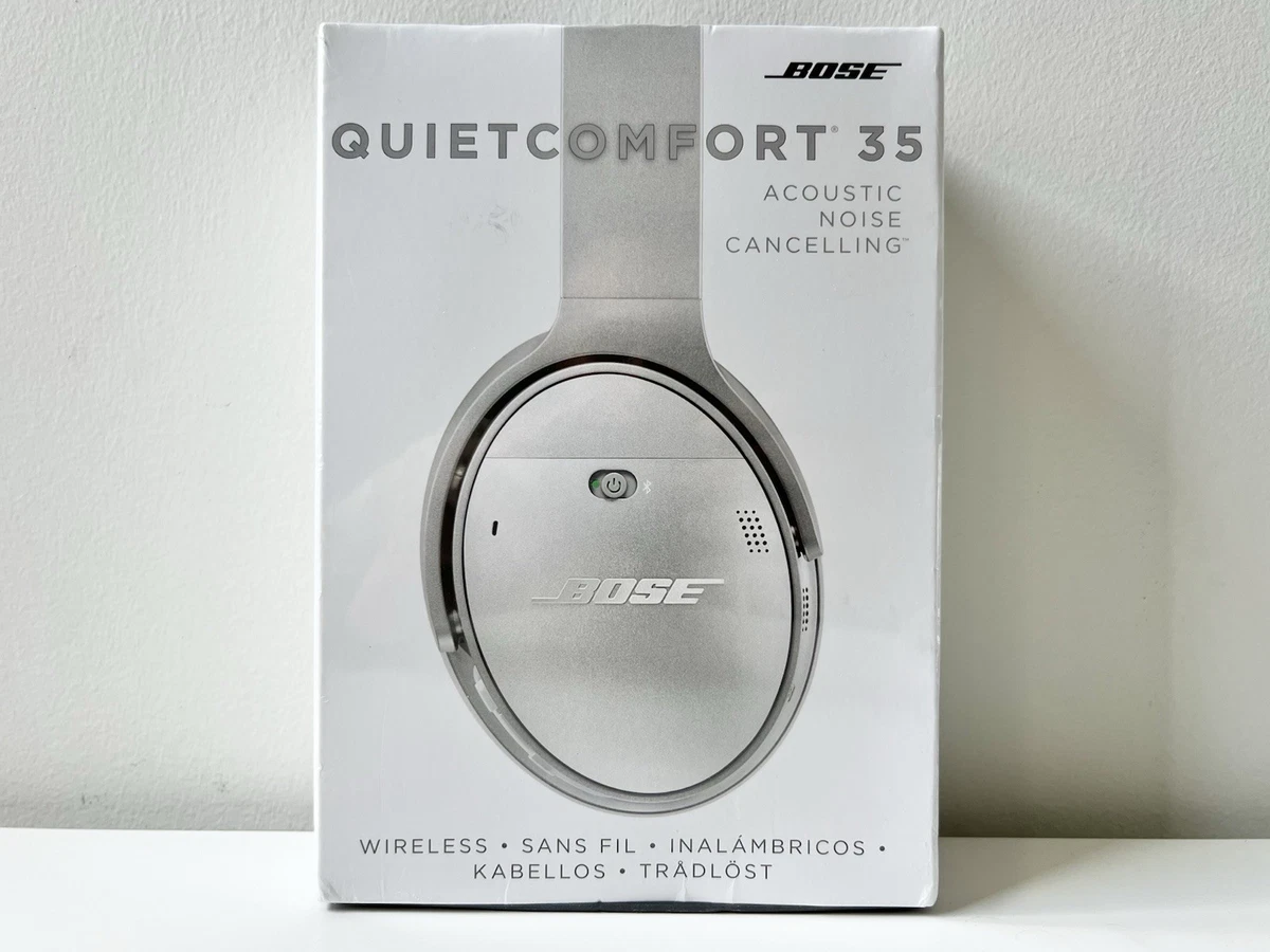 Bose QuietComfort 35 Silver Headphones for sale | eBay