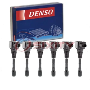 6 pc Denso Direct Ignition Coils for 2009-2019 Nissan Maxima 3.5L V6 Spark ni - Picture 1 of 5