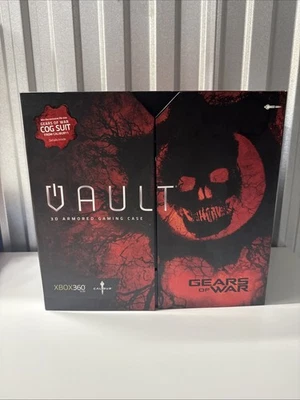 Gears Of War Xbox 360 Slim 3D Armored Gaming Case Vault NEW - Bild 1 von 4