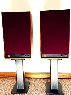JBL 4311b Vintage original Speakers Walnut Cabinets ( Tested, New Grill / Cloth) - Image 1 of 4