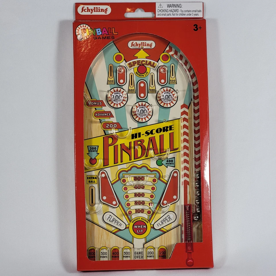 Schylling Pinball Game Hi-Score Pinball 2006