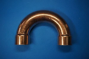 HVAC Kupfer Fitting CxC 180° U-Bogen Bogen 1-1/8" Bördel Innendurchmesser 28,6 mm - Bild 1 von 4