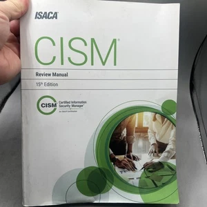 CISM Review Manual, 15th Edition paperback Illustrated - Picture 1 of 16