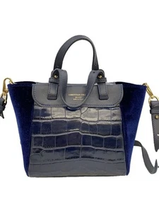 CHRISTIAN VILLA SHOULDER BAG -- NVY - Picture 1 of 6