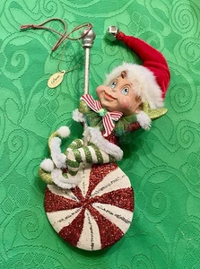 Katherine’s Collection Pixie Elf Ornament-Lollipop-North Pole Cuckoo Clock-Xmas - Picture 1 of 24