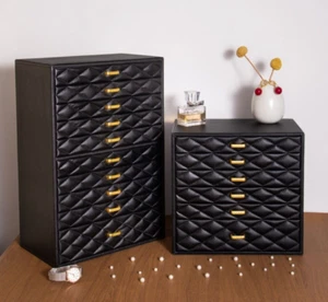 Extra Large Jewellery Box Storage Display Organiser Ring Travel Case Gift 2582 - Picture 1 of 32