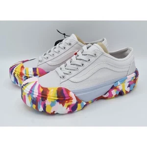 Vans Mujer Talla 7.5 Old Skool Arco Iris Remolino Nimbus Nube Zapatos Cónicos Tenis - Imagen 1 de 11