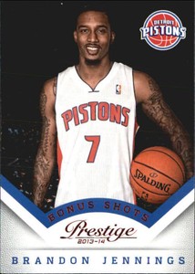 2013-14 Prestige Bonus Shots Red #110 Brandon Jennings