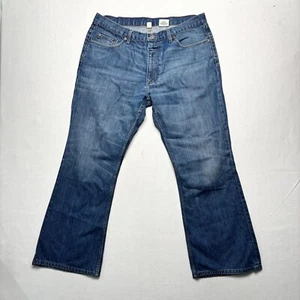 Banana Republic Jeans Herren 36 x 30 blau Denim Bootcut Bein 5 Taschen Reißverschluss Hosenschlitz - Bild 1 von 10