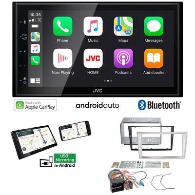 JVC KW-M560BT Autoradio Apple CarPlay Android Auto für Opel Astra H satin stone - Bild 1 von 4
