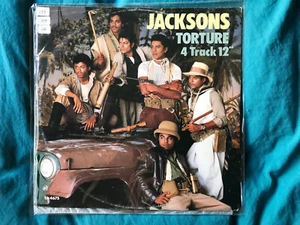 The Jacksons LP Vinyl "Torture" 4 Track 12" 1984 Epic Records - Imagen 1 de 2