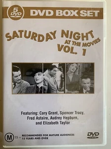 Saturday Night At The Movie VOL1 5 DVD Boxset Audrey Cary Spencer Fred Liz - Picture 1 of 13