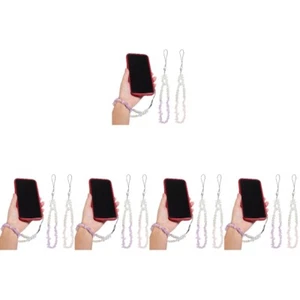 5 sztuk Łańcuszek na telefon Charm-Koraliki Wisiorek telefoniczny z kryształu - Zdjęcie 1 z 12