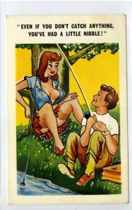 (Gd3446) Constance C827, Stockings and Suspenders Comic, Fishing - Picture 1 of 4