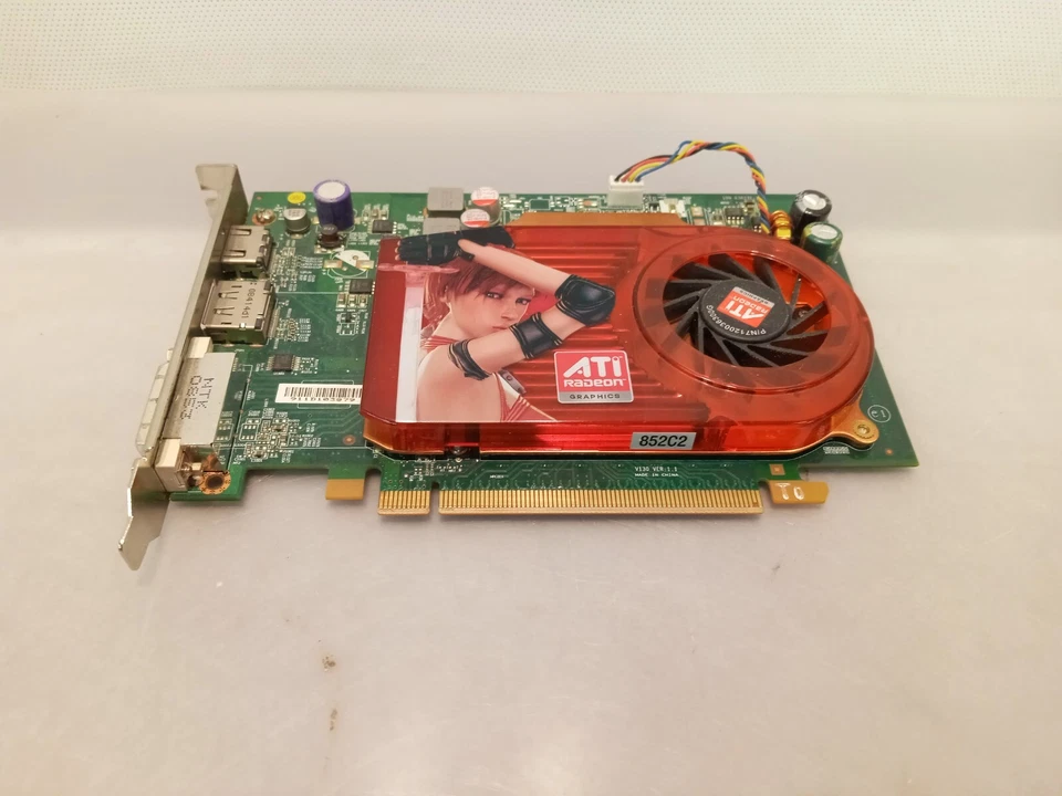 ATI Radeon 102-B38201(B) DVI/HDMI Nvidia 256MB PCI-e Video Graphics Card TESTED - Image 1 of 4