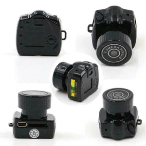 Mini Camera HD Video Recorder Camcorder DVR Cam 640*480P With Keychain Black - Afbeelding 1 van 20