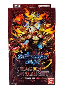 Battle Spirits Saga Dragon Onslaught Starter Deck ST01 RED Brand New - Picture 1 of 1