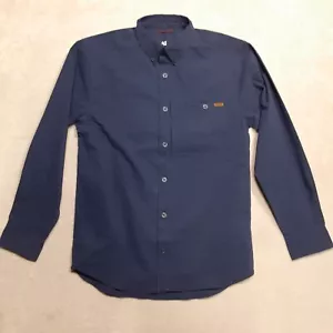 Camisa cosechadora de manga larga AG-Gear para hombre talla pequeña/azul marino/UPF-30/anti olor - Imagen 1 de 12