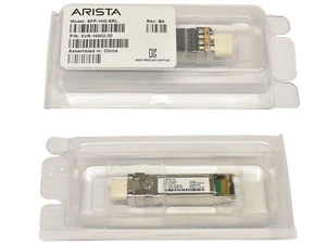 2x Arista GBIC SFP-10G-SRL 10Gbps SFP+ 850nm 100m XVR-10002-20 Rev: B0 NEU - Bild 1 von 5