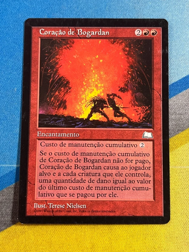 Magic the Gathering MTG Weatherlight HEART OF BOGARDAN Portuguese - Image 1 of 1