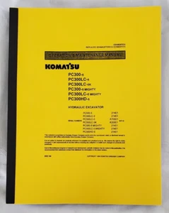 Komatsu PC300-5 PC300LC-5K Hydraulic Excavator Operation Maintenance Manual Book - Picture 1 of 8
