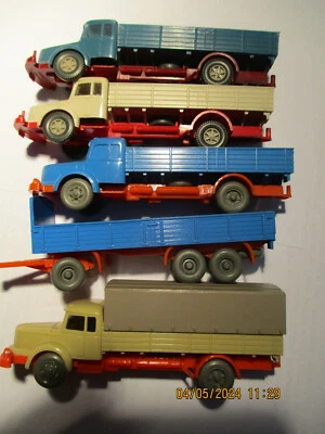 WIKING-LKW KRUPP-TITAN x4 - 1) Unverg- 3) diff mod - Immagine 1 di 4