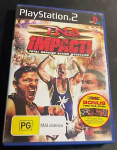 TNA IMPACT! TOTAL ACCIÓN LUCHA LIBRE SIN PARAR SONY PS2 PLAYSTATION 2 PAL + MANUAL - Imagen 1 de 3
