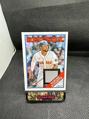 2023 Topps Series 1 - Xander Bogaerts - 1988 Topps Baseball Relics #88R-XB (MEM) - Image 1 of 2