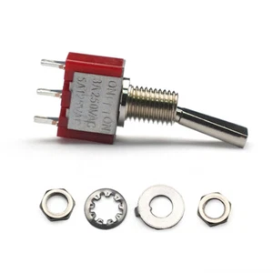 Interruptor de palanca 3 pines interruptor de 2 posiciones pastilla selector de guitarra eléctrica - Imagen 1 de 1